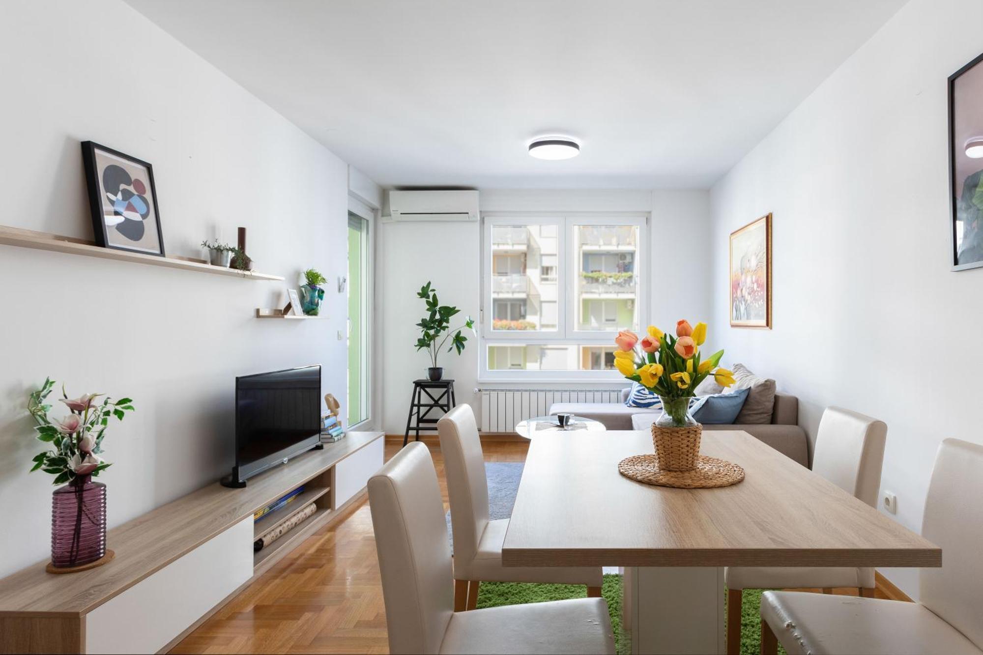 Sunny 1Bdr With Balcony & Parking Apartamento Zagreb Exterior foto