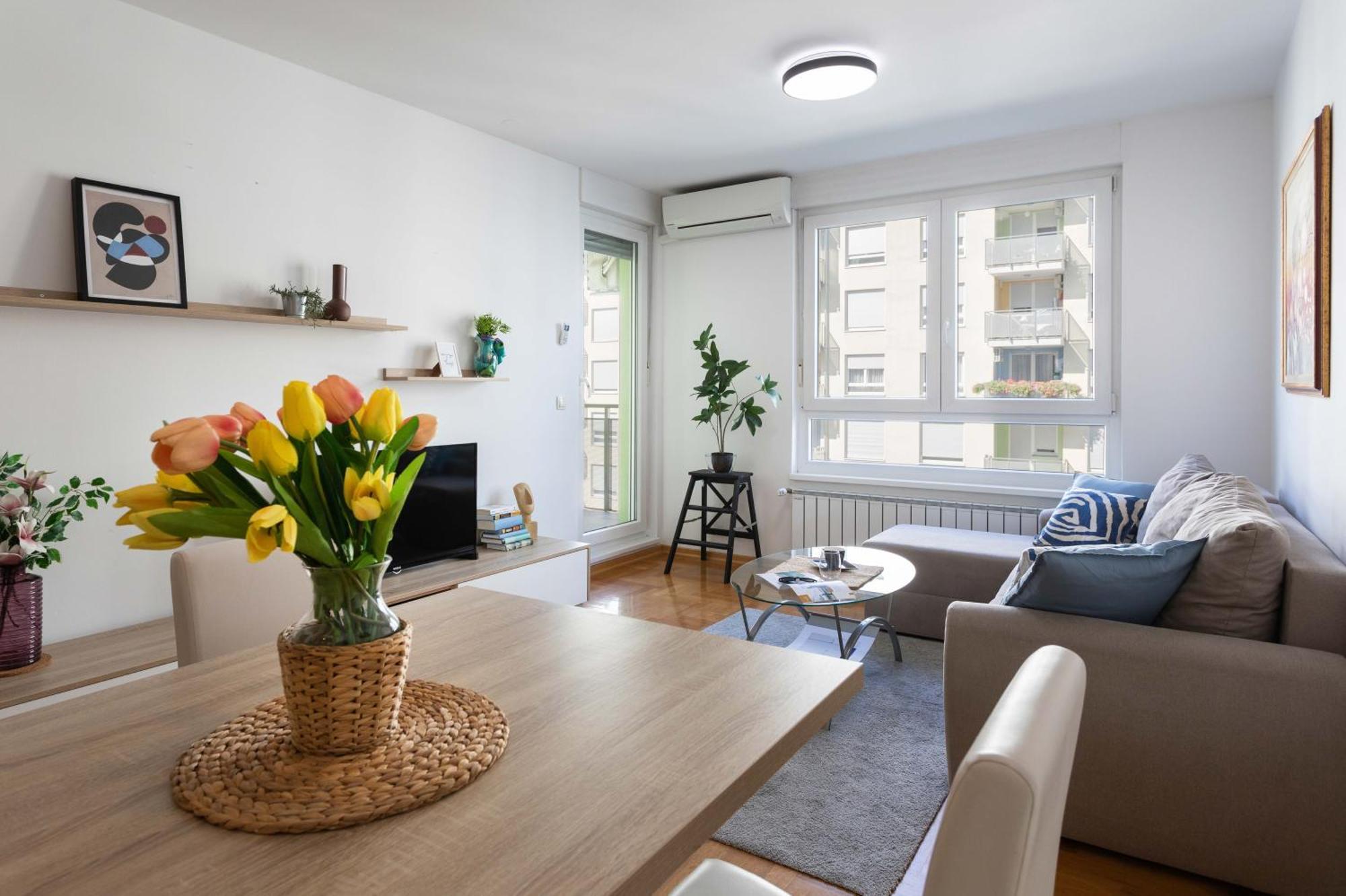 Sunny 1Bdr With Balcony & Parking Apartamento Zagreb Exterior foto
